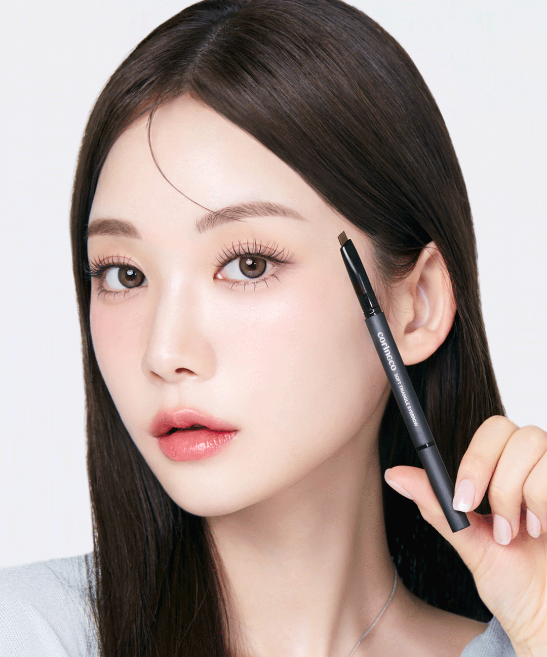 piyonna Soft Triangle Eyebrow 3 Types Maquillage Yeux Sourcils