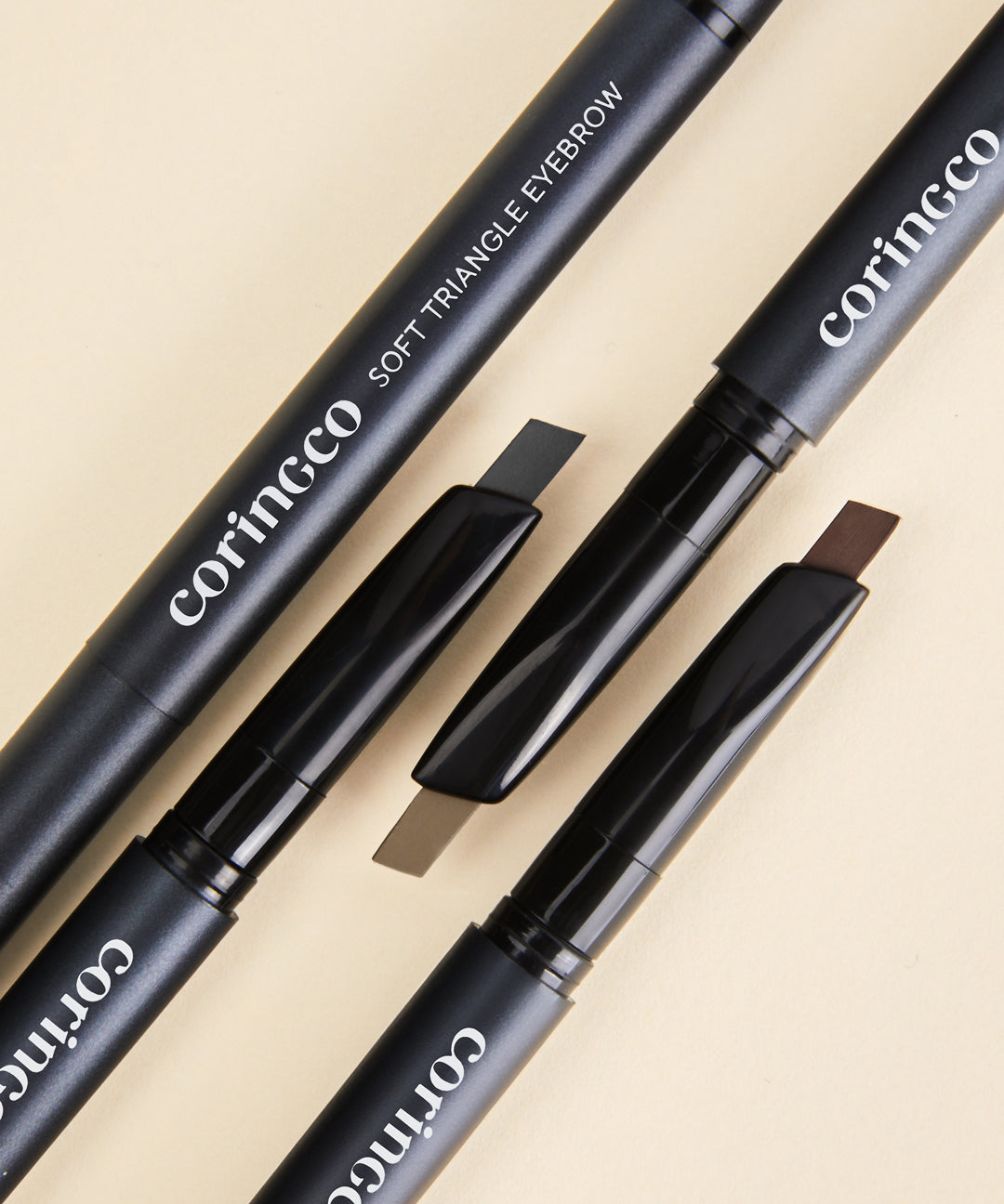 piyonna Soft Triangle Eyebrow 3 Types Maquillage Yeux Sourcils