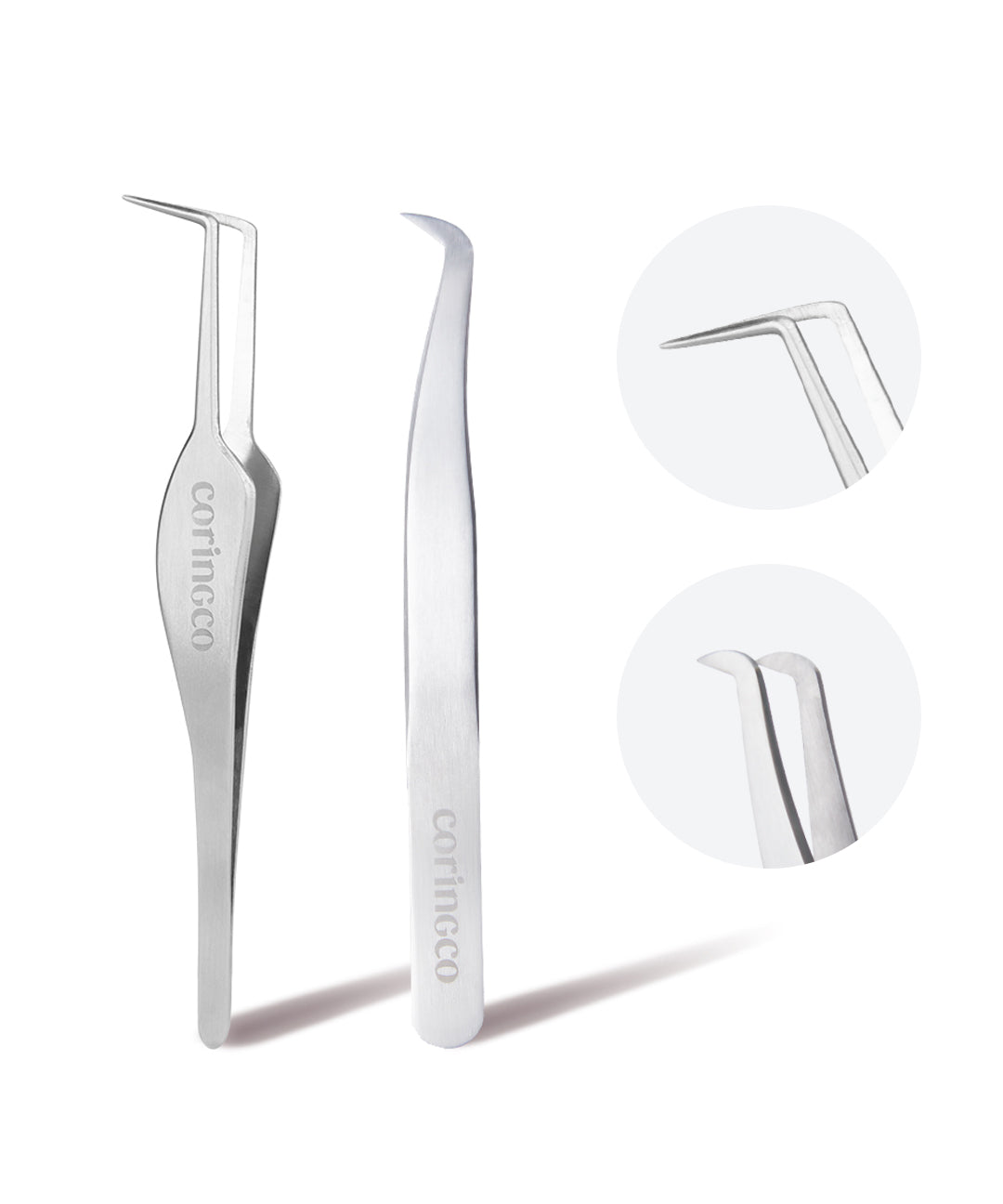 piyonna Toktokhara Tweezer 2 Types Makeup Beauty Tools False Lashes