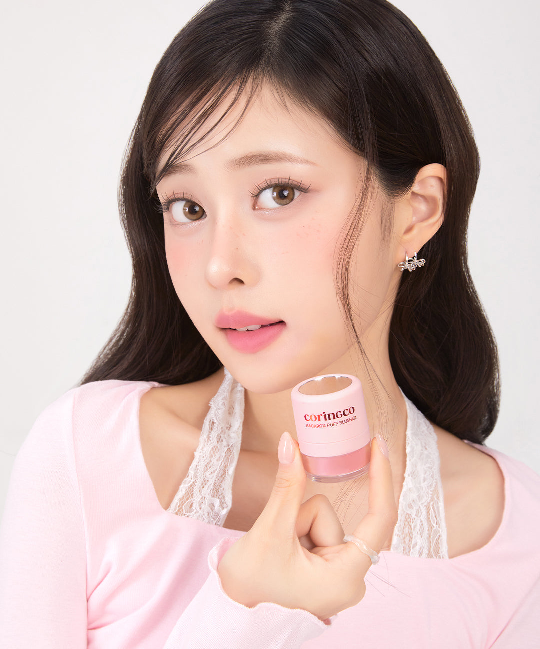 piyonna Macaron Puff Blusher Maquillage Blush & Contour Blush