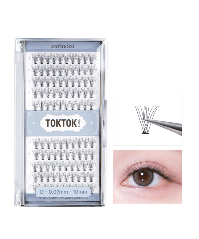 piyonna Toktokhara Air Eyelashes Maquillage Access. beauté Faux cils