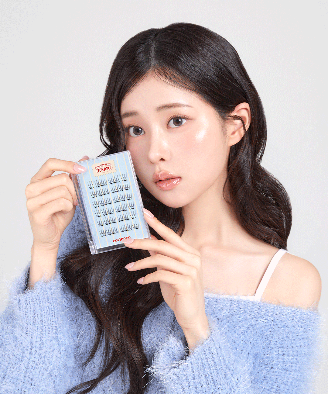 piyonna Toktokhara No Glue Half Eyelashes Makeup Beauty Tools False Lashes
