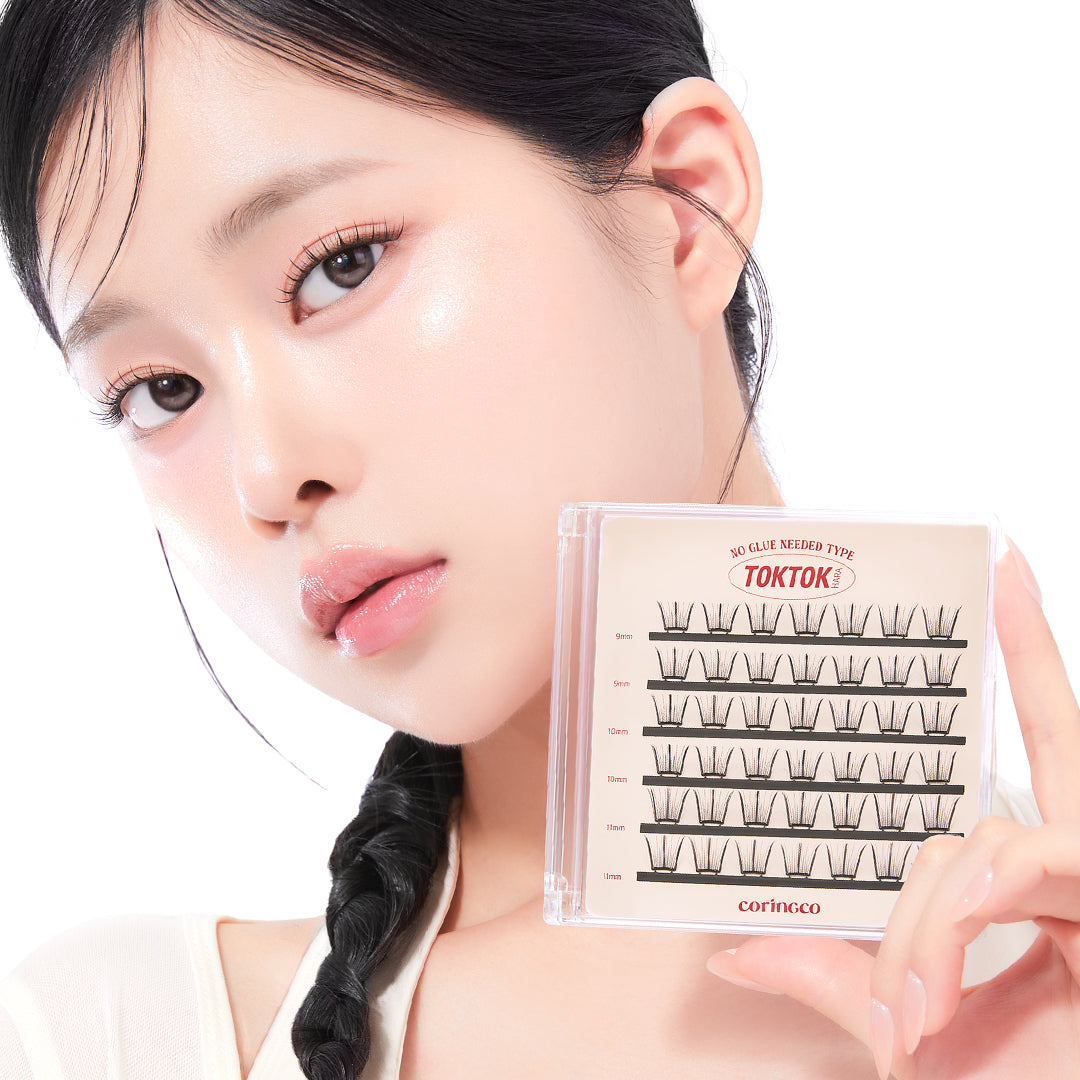 piyonna Toktokhara No Glue Eyelashes Easy Cut Maquillage Access. beauté Faux cils