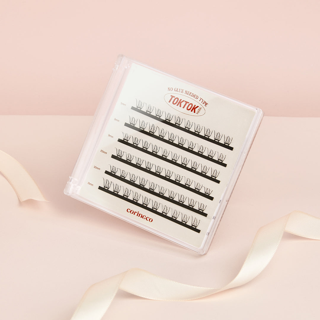 piyonna Toktokhara No Glue Eyelashes Easy Cut Maquillage Access. beauté Faux cils