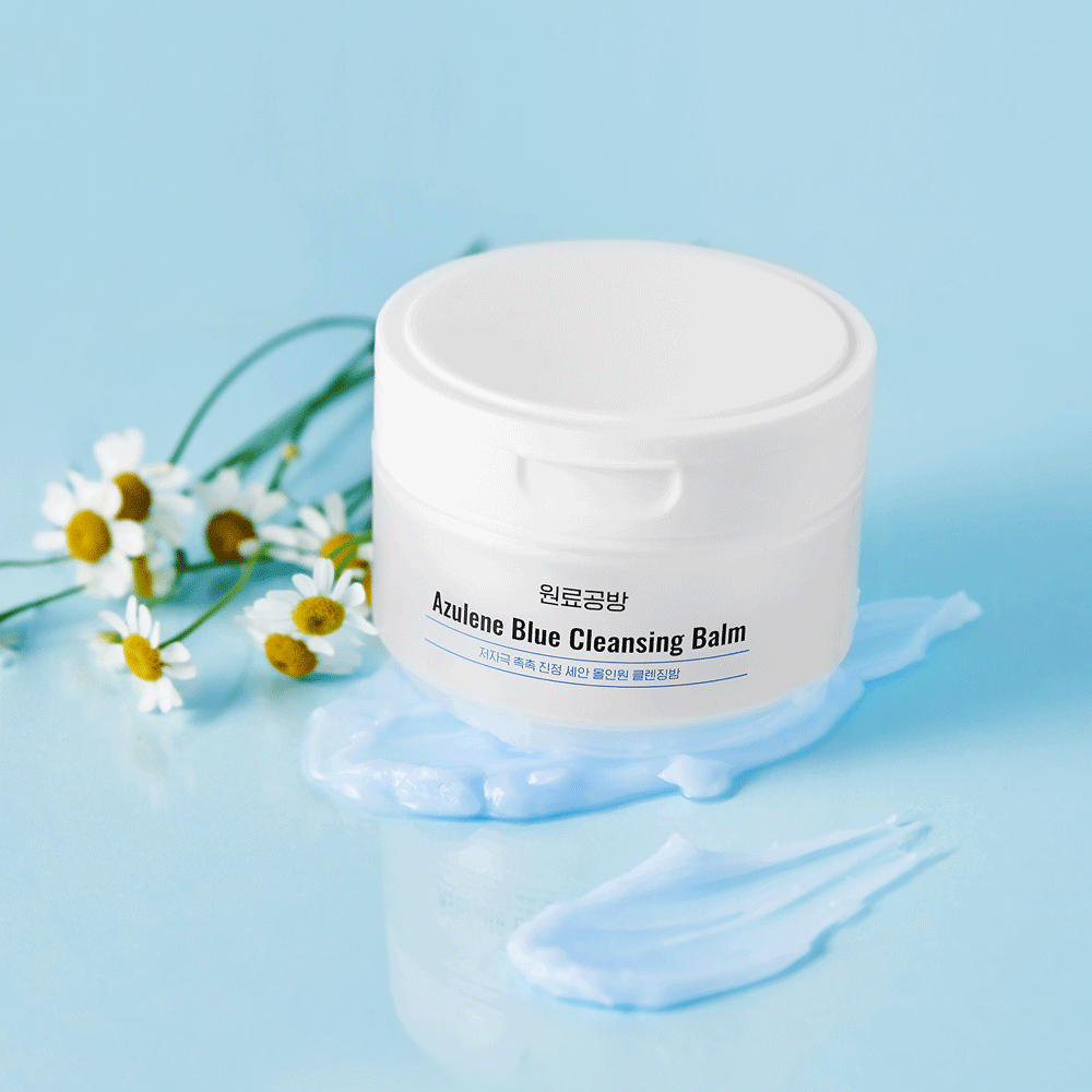 piyonna Wonryogongbang Azulene Blue Cleansing Balm 100ml Soins visage Démaquillage Huile dém.