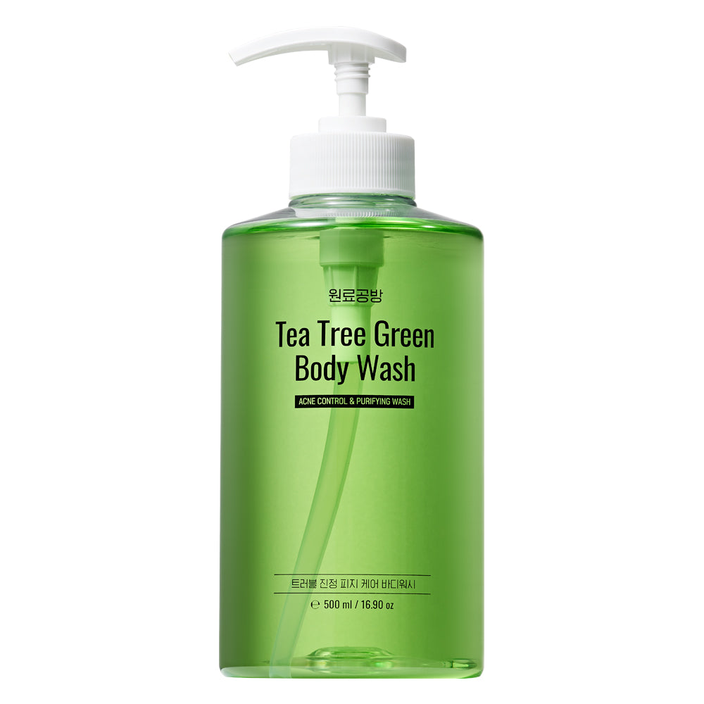 piyonna Wonryogongbang Tea Tree Green N Acne Body Wash 500ml Hair Body Care Body Care Body Wash