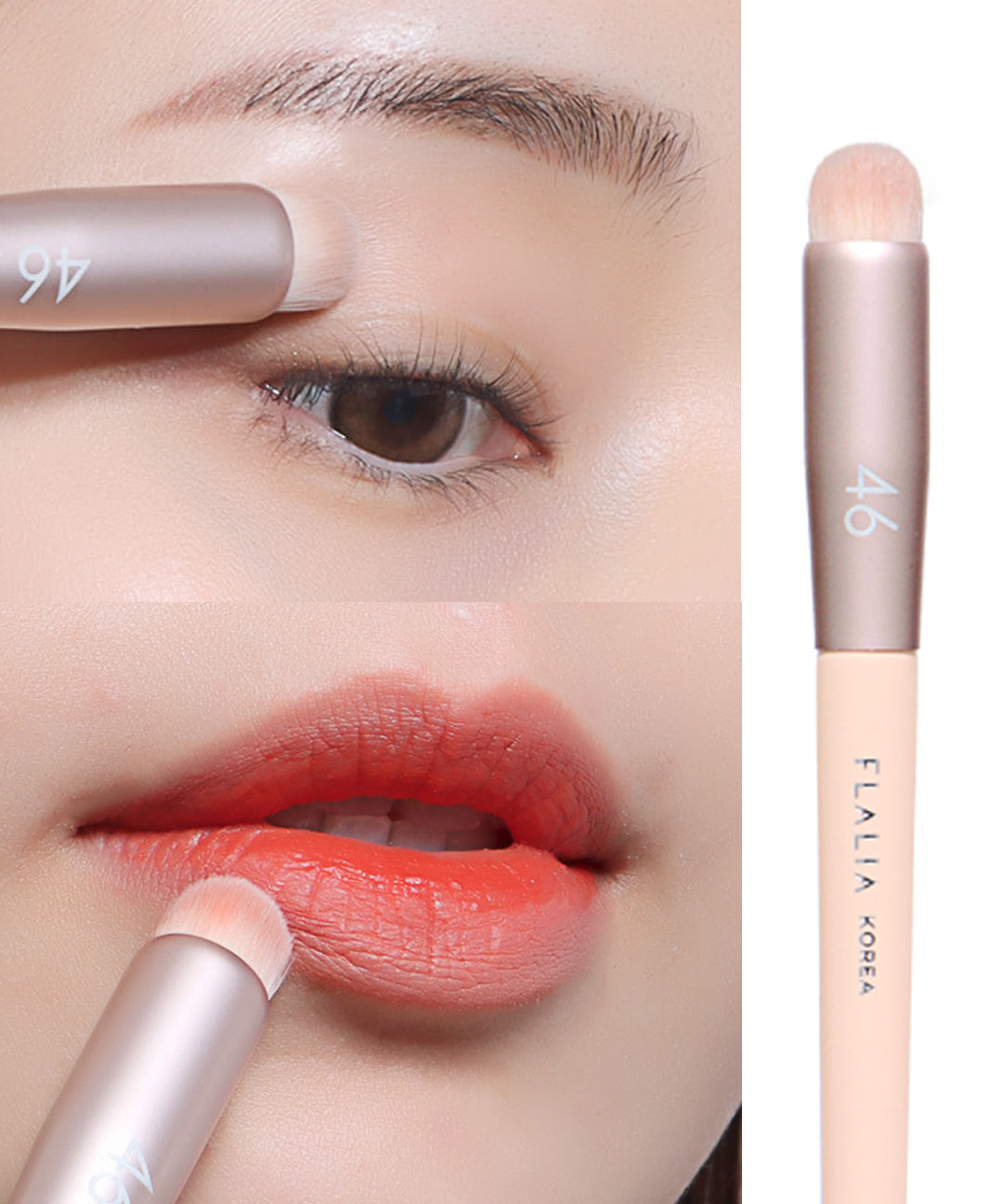 piyonna Mulli Brush 46 Dome Blending Lip Makeup Brush Maquillage Accessoires beauté Pinceau