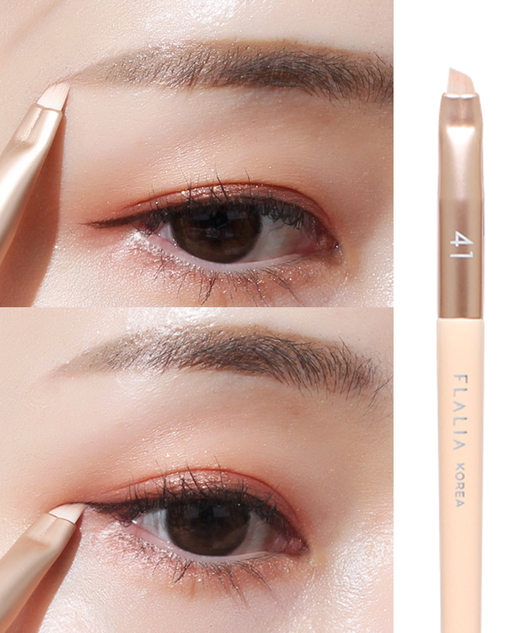 piyonna Mully Brush 41 Small Eyebrow Makeup Brush Maquillage Accessoires beauté Pinceau