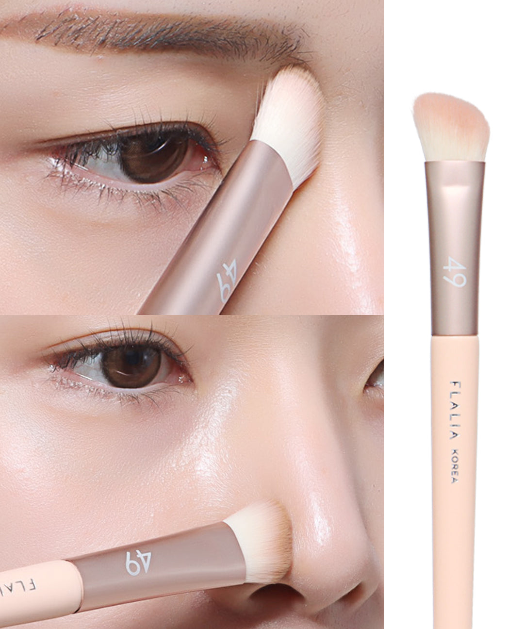 piyonna Mully Brush 49 Angled Shadow Makeup Brush Maquillage Accessoires beauté Pinceau