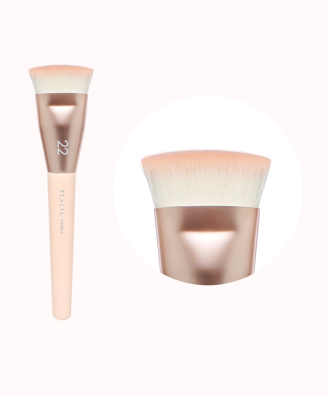 piyonna Mulli Brush 22 Pore Cover Foundation Makeup Brush Maquillage Accessoires beauté Pinceau