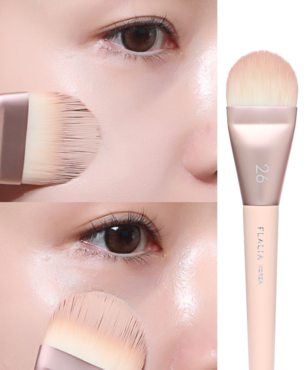 piyonna Mully Brush 26 Glow Cover Foundation Makeup Brush Maquillage Accessoires beauté Pinceau
