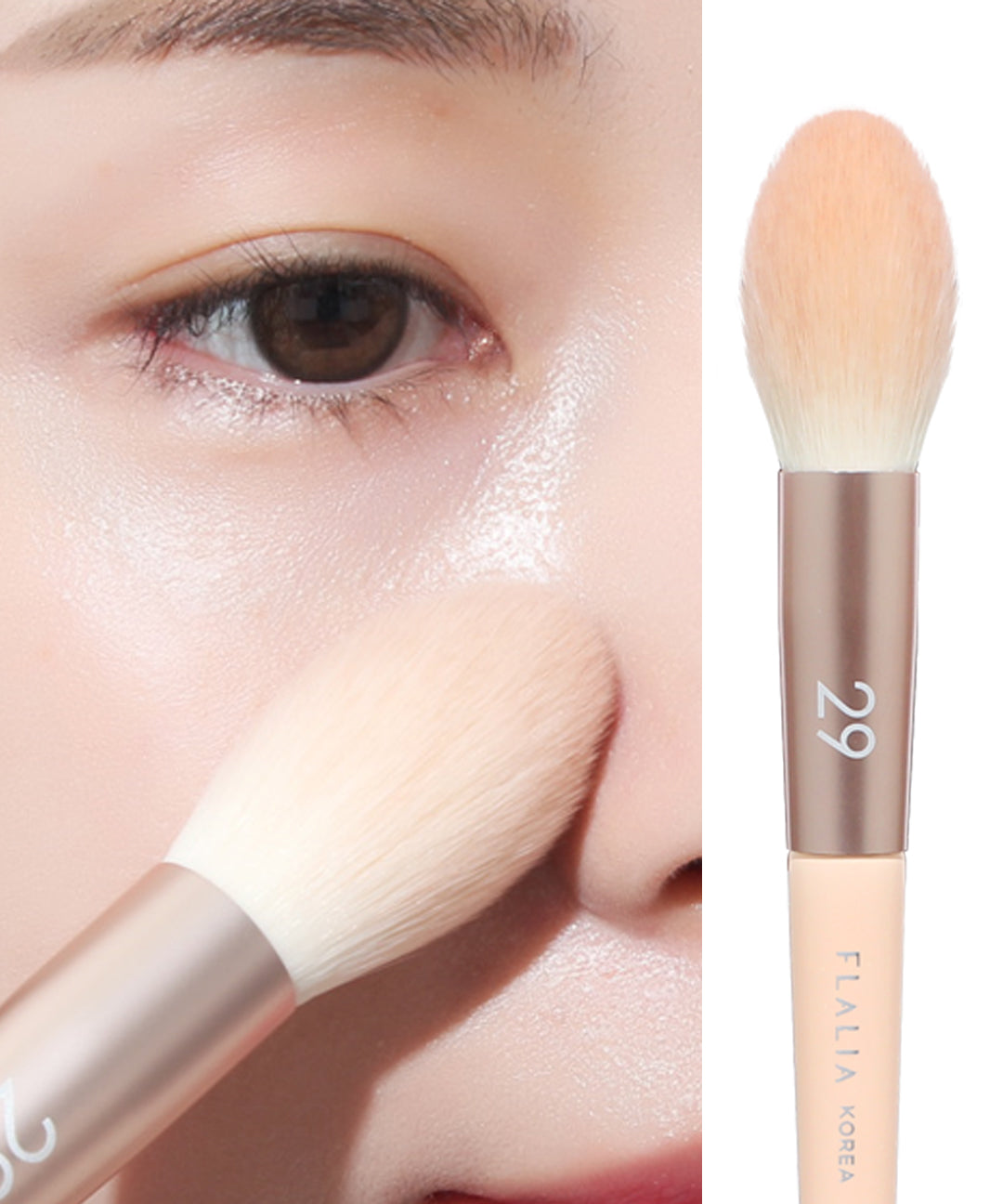 piyonna Mully Brush 29 Small Powder Makeup Brush Maquillage Accessoires beauté Pinceau