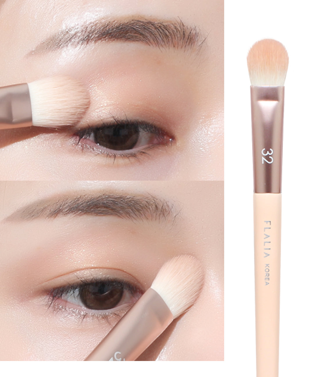 piyonna Mully Brush 32 Base Shadow Makeup Brush Maquillage Accessoires beauté Pinceau
