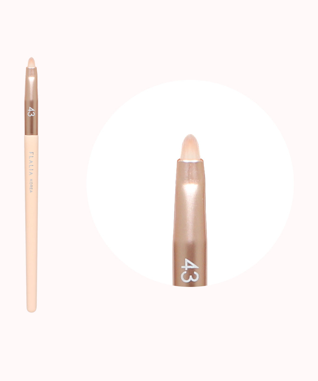 piyonna Mully Brush 43 Triangle Zone Shadow Makeup Brush Maquillage Accessoires beauté Pinceau