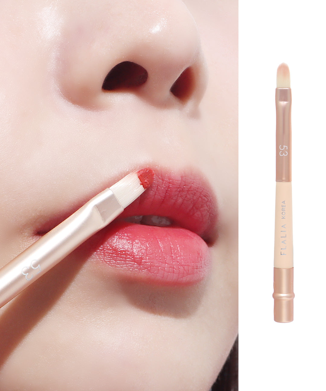 piyonna Mulli Brush 53 Lip Cap Type Makeup Brush Maquillage Accessoires beauté Pinceau