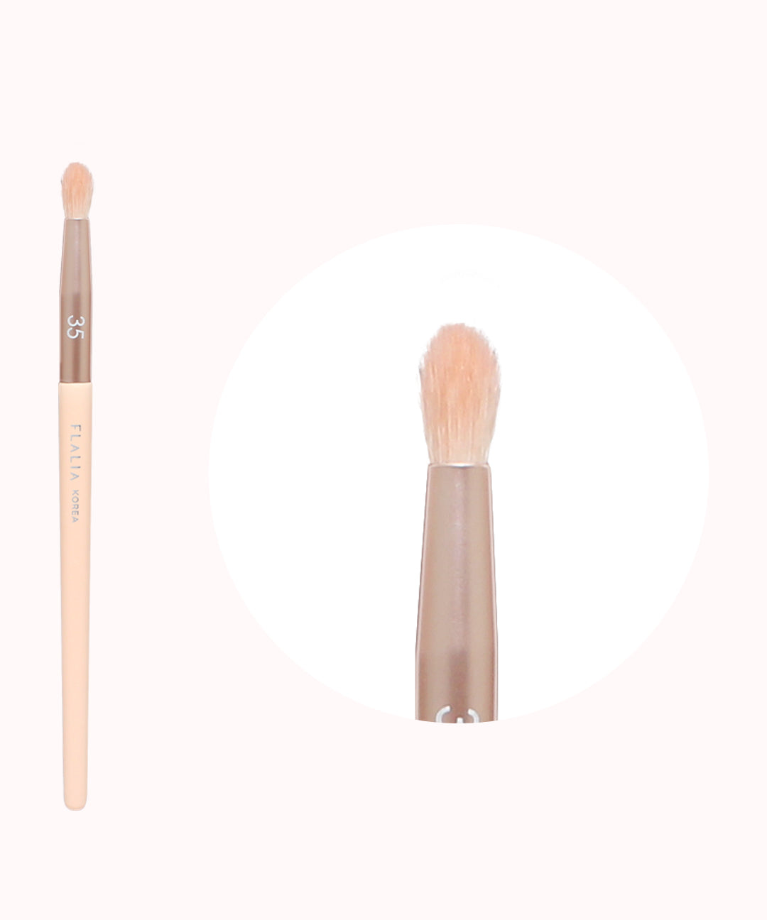 piyonna Mully Brush 35 Nose Blending Shading Maquillage Accessoires beauté Pinceau