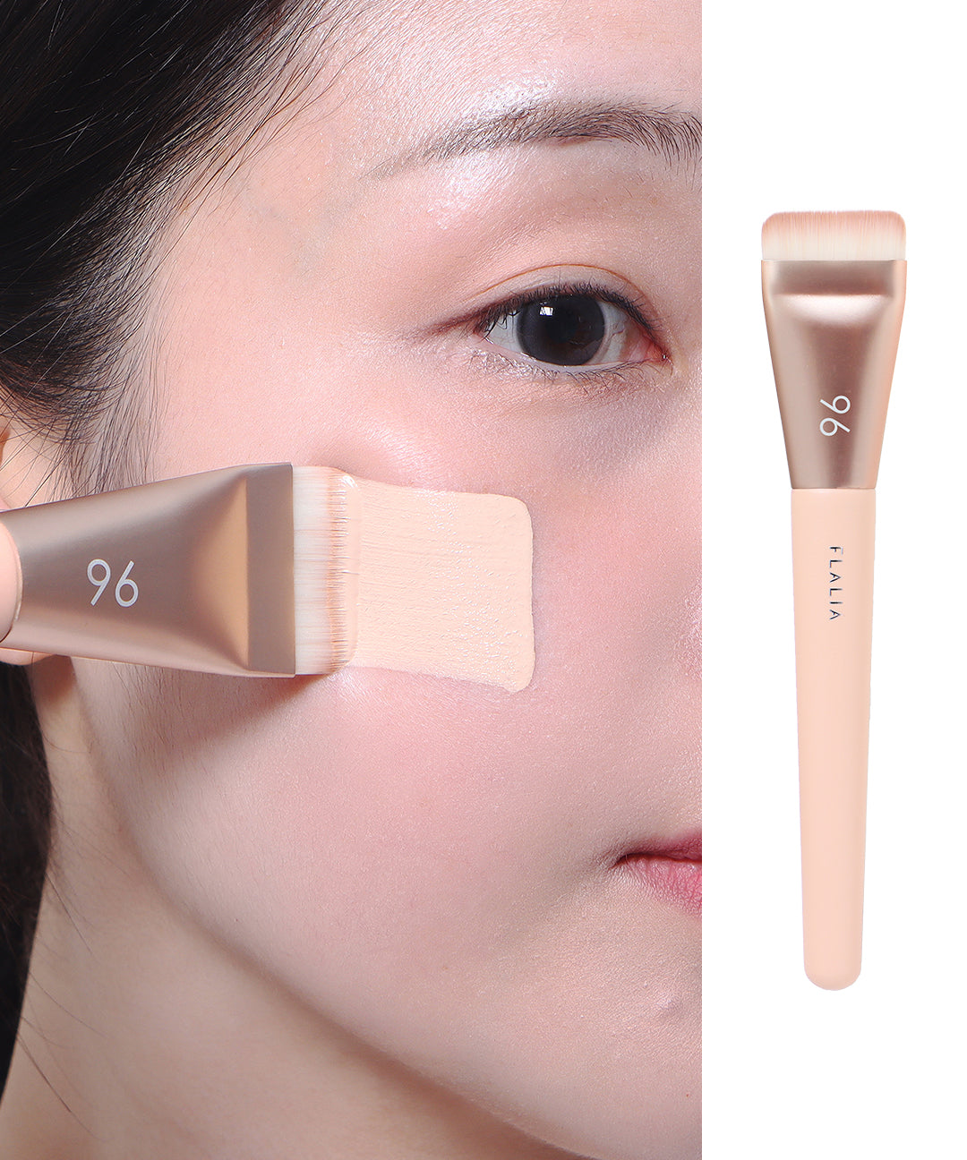 piyonna Mulli Brush 96 Flat All Cover Foundation Makeup Brush Maquillage Accessoires beauté Pinceau