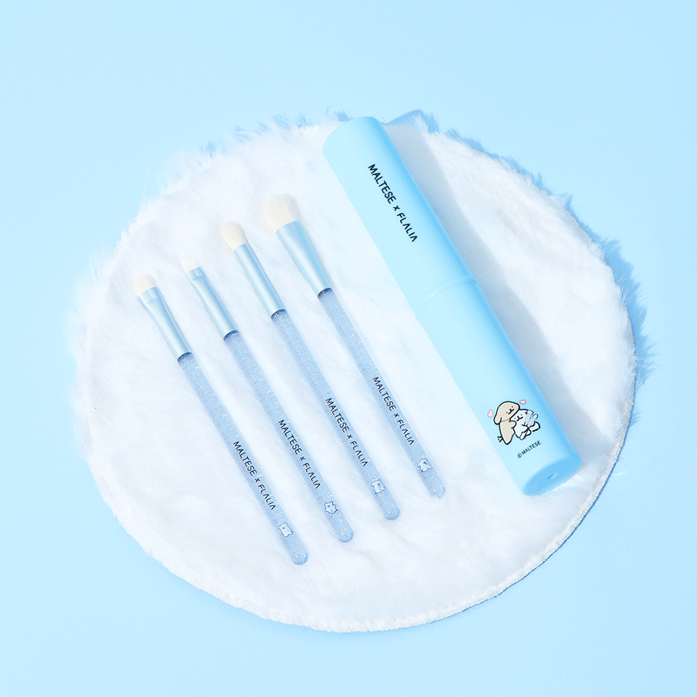 piyonna Maltease Eye Brush Kit 4 Pieces Maquillage Accessoires beauté Pinceau