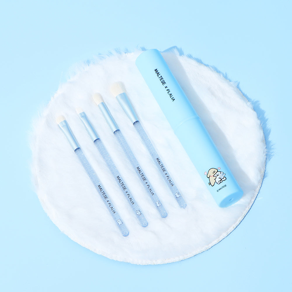piyonna Maltease Eye Brush Kit 4 Pieces Maquillage Accessoires beauté Pinceau