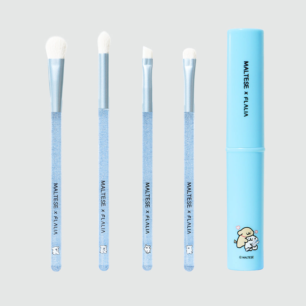 piyonna Maltease Eye Brush Kit 4 Pieces Maquillage Accessoires beauté Pinceau