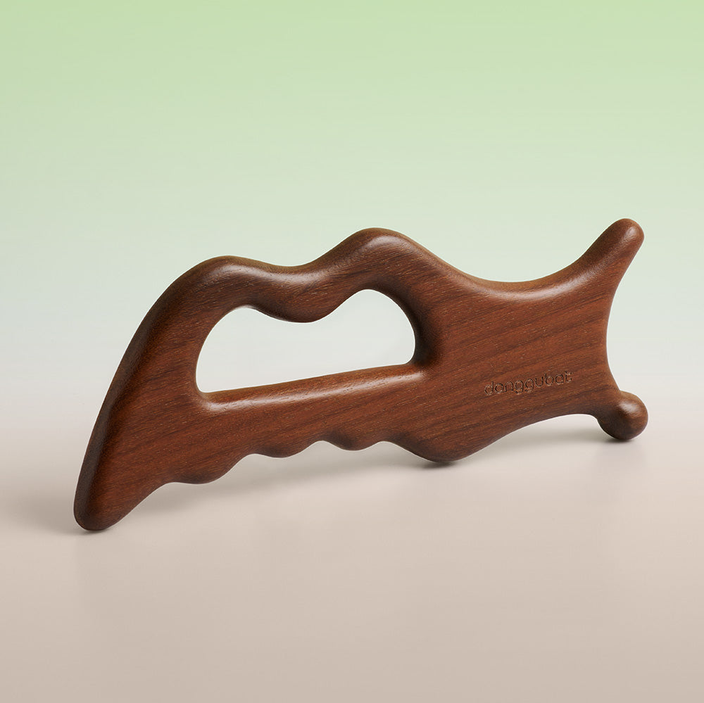piyonna Donggubat All-in-One Wood Body Gua Sha L Maquillage Access. beauté Outil massage