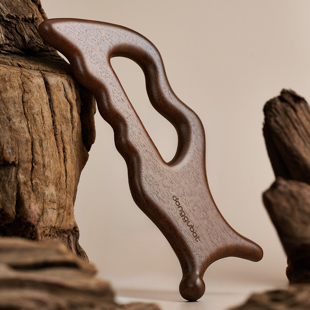 piyonna Donggubat All-in-One Wood Body Gua Sha L Maquillage Access. beauté Outil massage