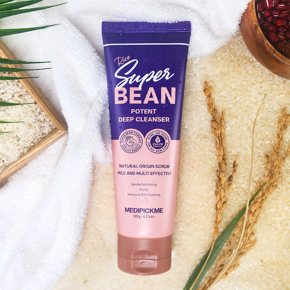 piyonna Rice Super Bean Poten Deep Cleanser 120g Soins visage Démaquillage Mousse nettoyante