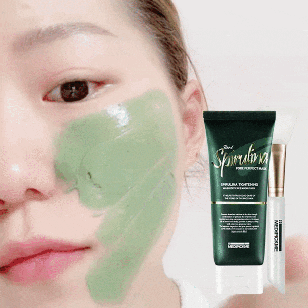 piyonna Real Spirulina Pore Perfect Mask Pack 100g Masque Masque à rincer