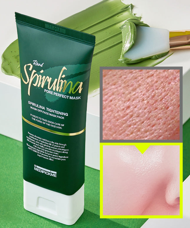 piyonna Real Spirulina Pore Perfect Mask Pack 100g Masque Masque à rincer