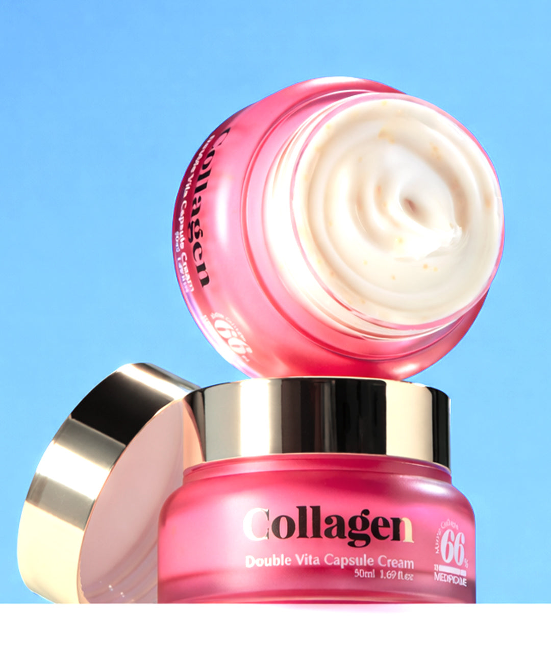 piyonna Collagen 66 Double Vitamin Capsule Cream 50ml Soins visage Crème