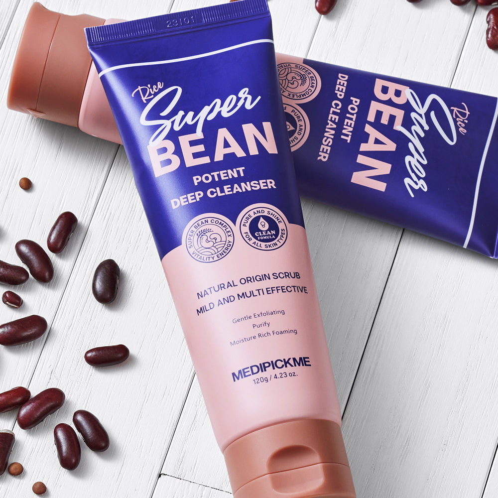 piyonna Rice Super Bean Poten Deep Cleanser 120g Soins visage Démaquillage Mousse nettoyante