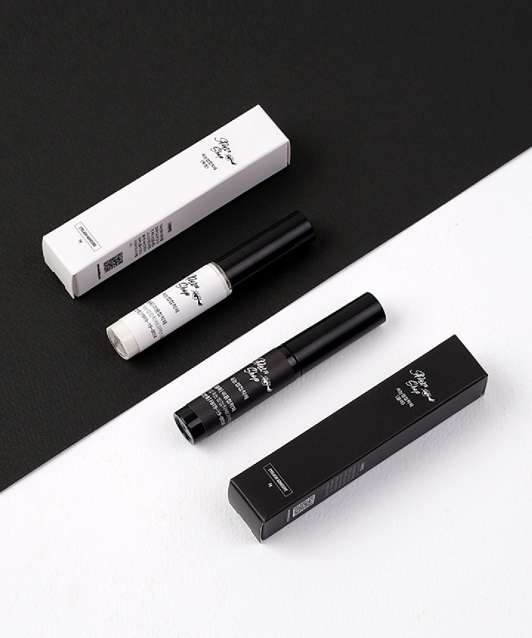 piyonna Eyelash Adhesive Clear Black Maquillage Access. beauté Faux cils