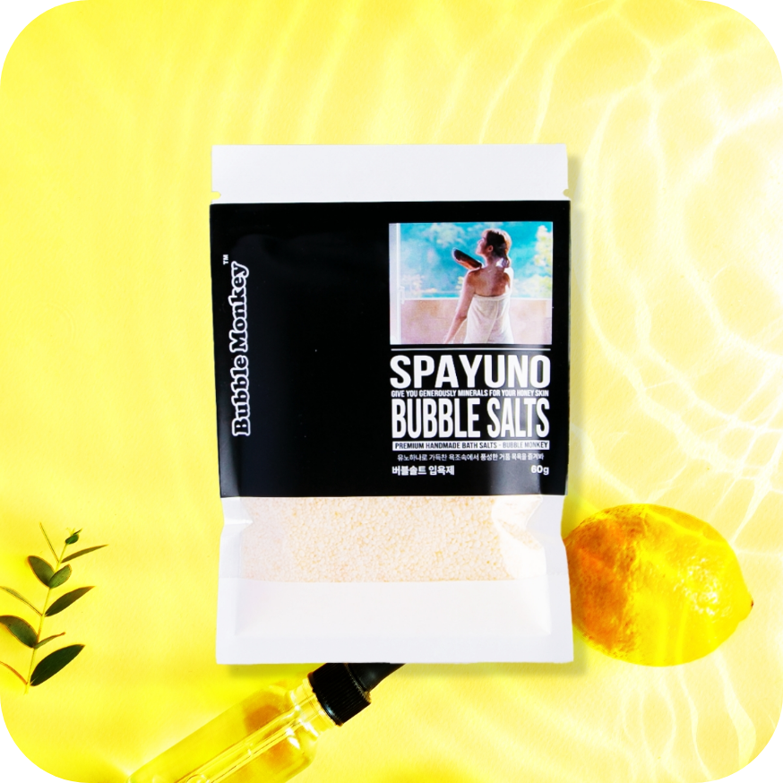 piyonna Spayuno Bubble Salt Pouch 60g Hair Body Care Body Care Body Scrub