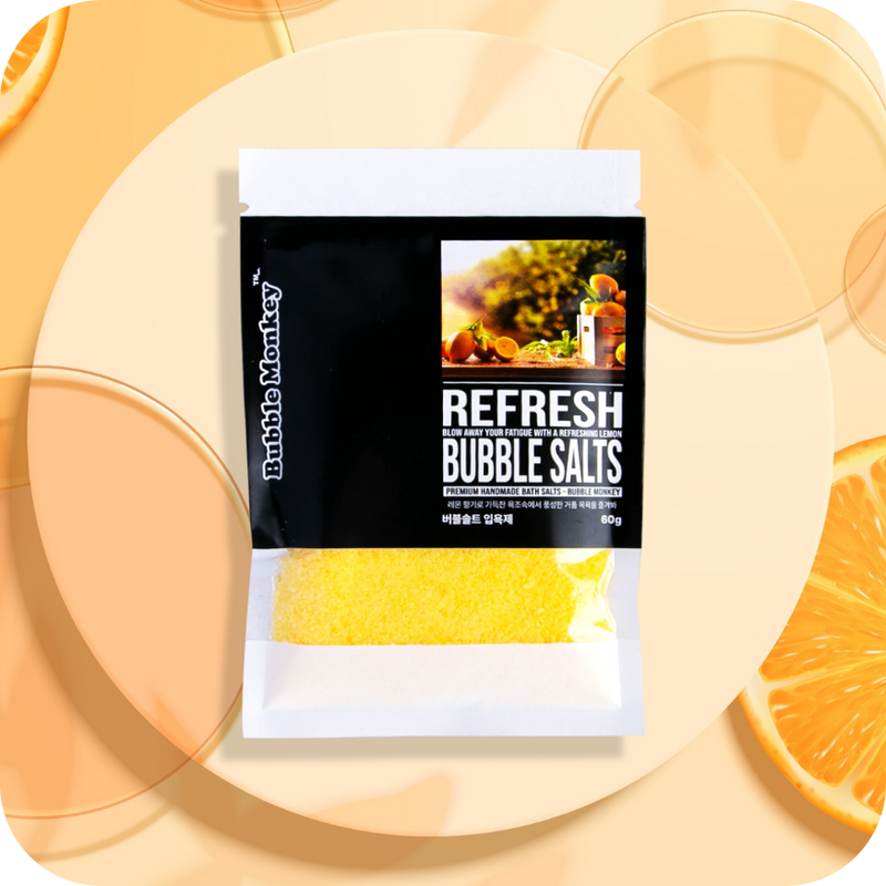 piyonna Refresh Bubble Salt Pouch 60g Hair Body Care Body Care Body Scrub