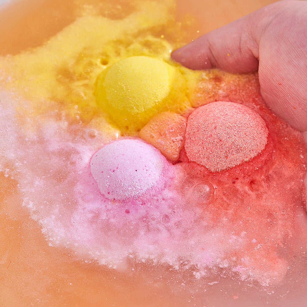 piyonna Bubble Monkey Candybam Romantic&Propose Bath Bomb 2-Piece Gift Set Cheveux & Soins corps Soin du corps Produit de bain