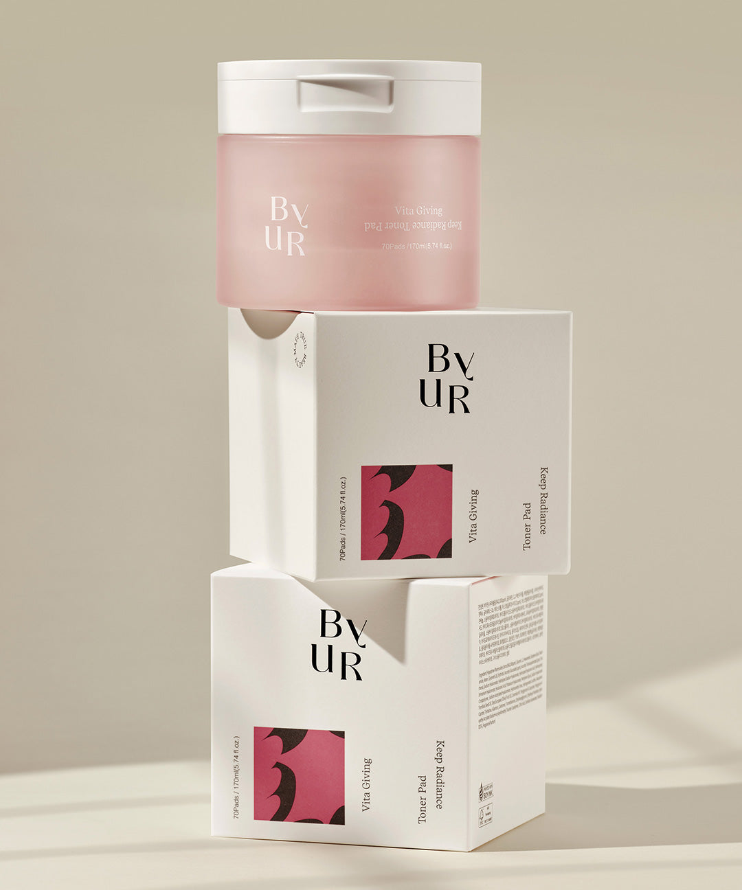 piyonna Vita Giving Keep Radiance Toner Pad Soins visage Toner Pads tonifiants