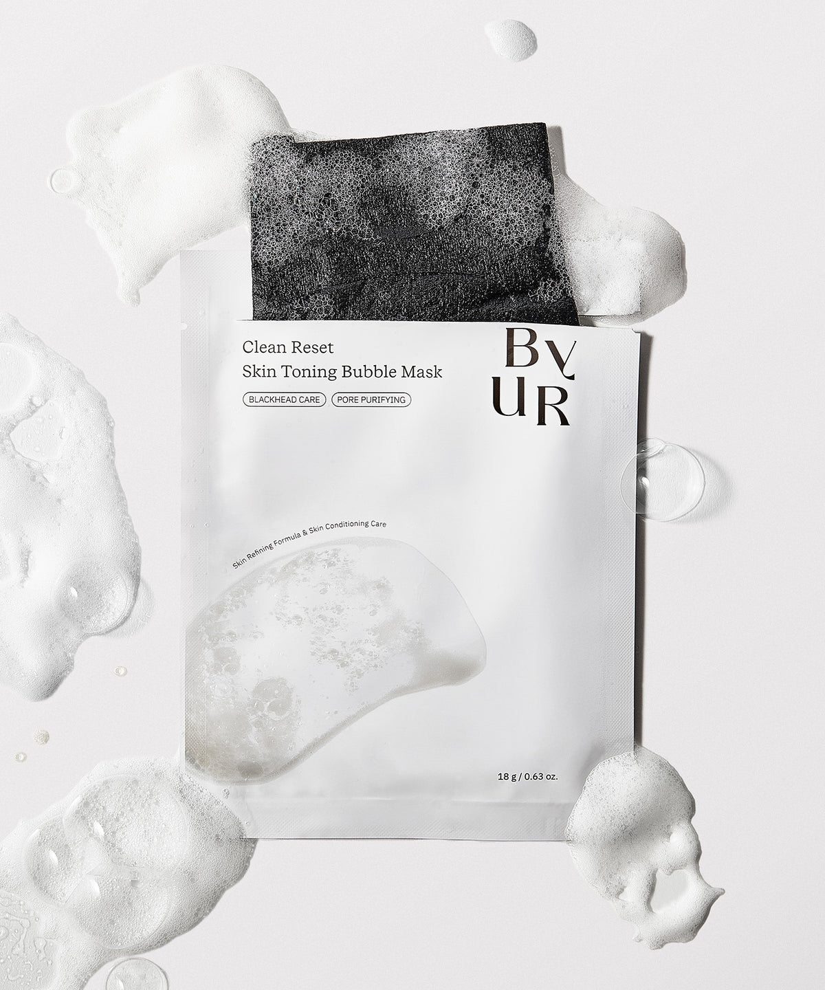 piyonna Clean Reset Skin Toning Bubble Mask 1 Sheet Face Mask Wash Off Mask