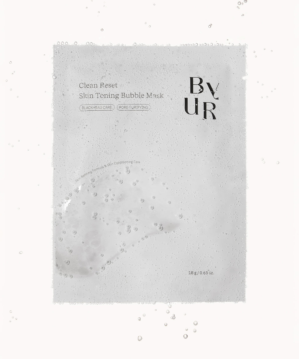 piyonna Clean Reset Skin Toning Bubble Mask 1 Sheet Face Mask Wash Off Mask