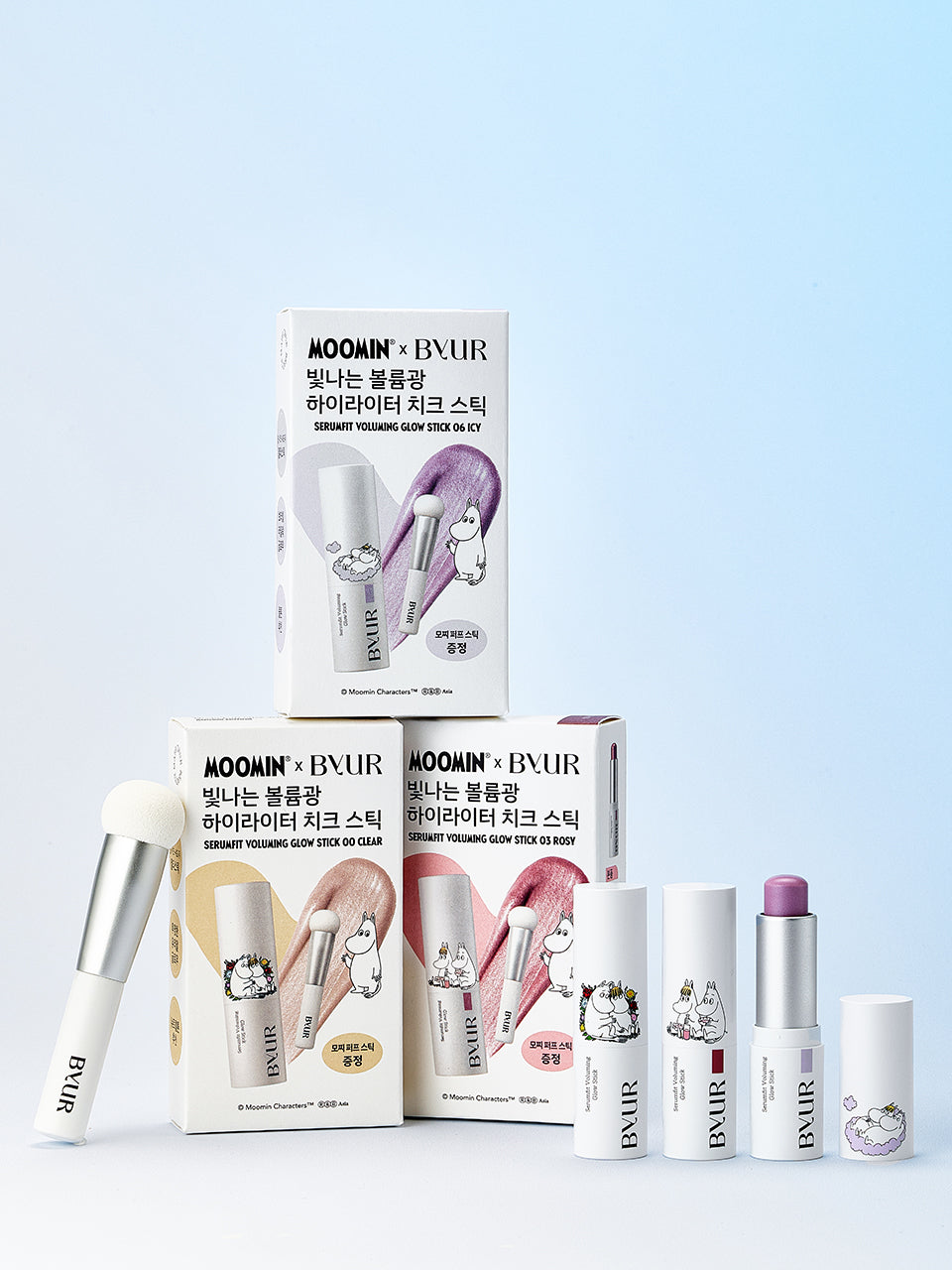 piyonna Serum Fit Voluming Glow Stick Cream Blusher Highlighter 5 Colors Maquillage Blush & Contour Blush