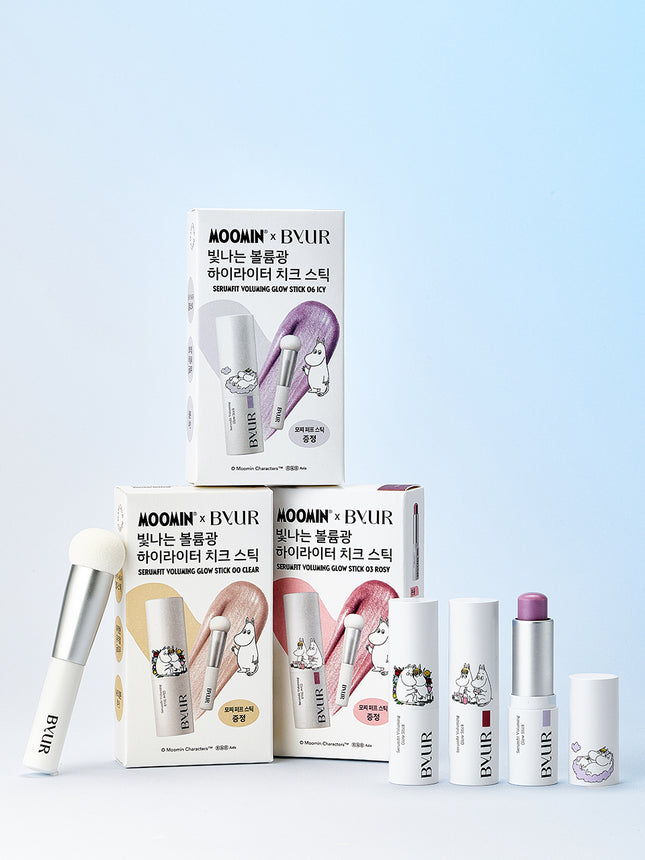piyonna Serum Fit Voluming Glow Stick Cream Blusher Highlighter 5 Colors Makeup Blush & Contour Blush