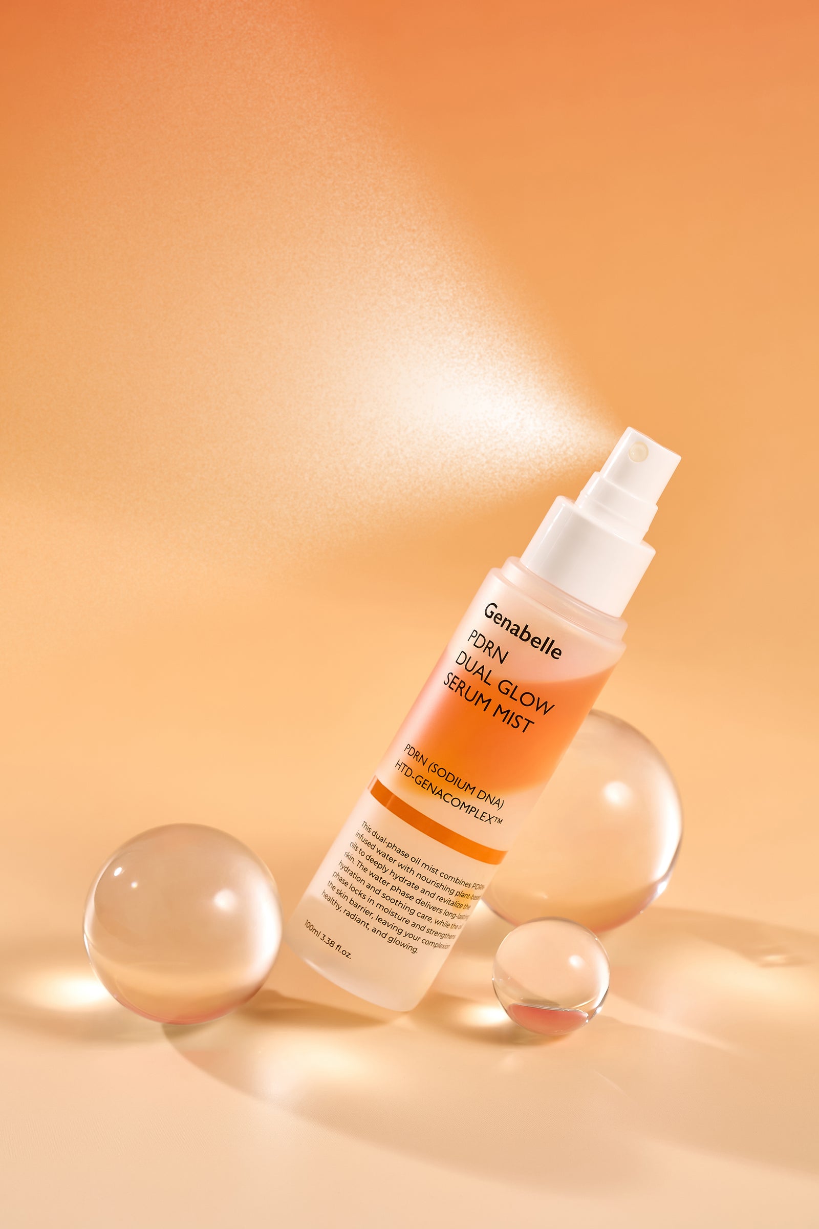 piyonna Zenabel PDRN Dual Glow Serum Mist 100ml Soins visage Toner Brume