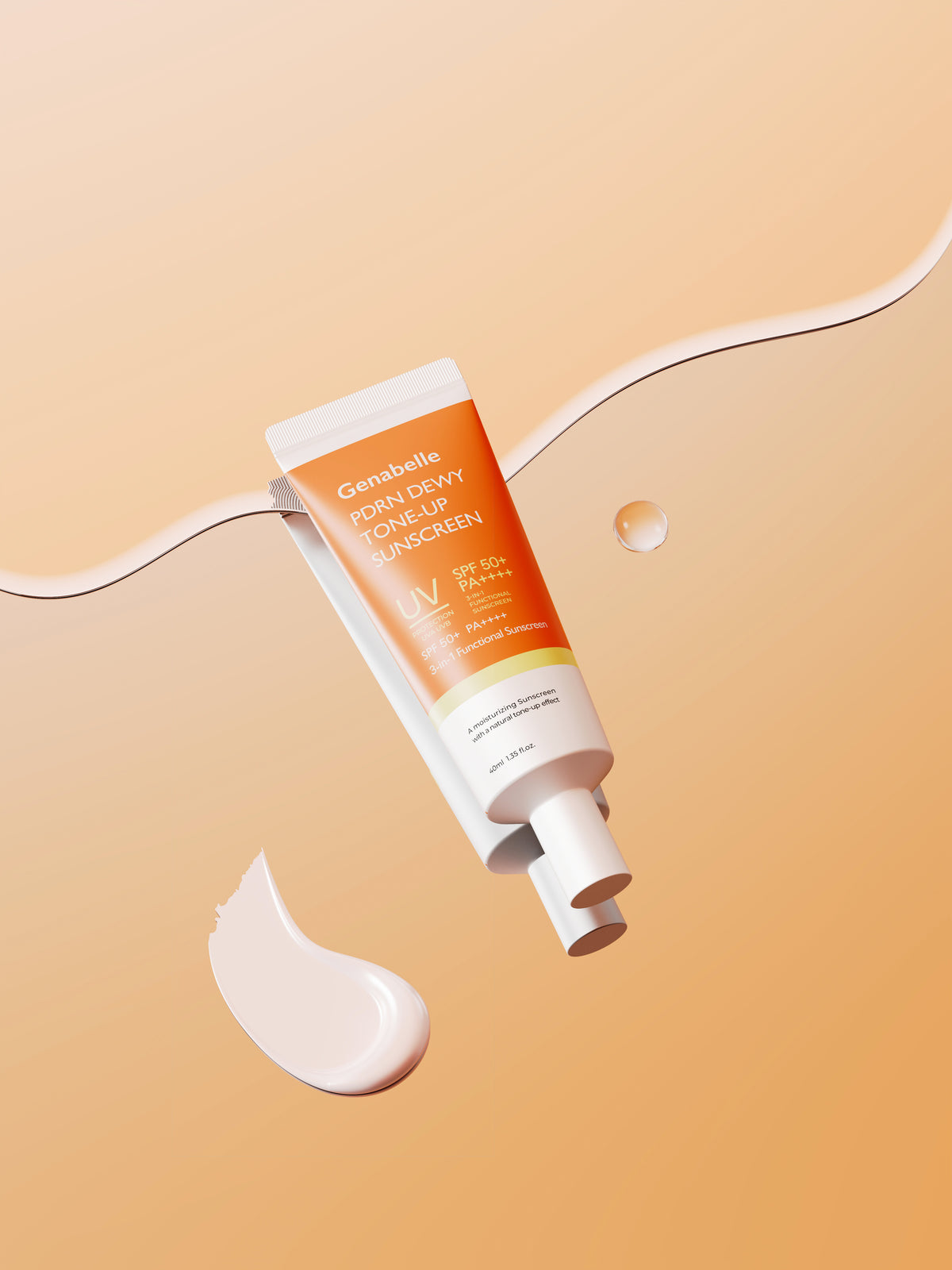piyonna Zenabel PDRN Dewy Tone-Up Sun Cream SPF50+ PA++++ 40ml Solaire Crème solaire