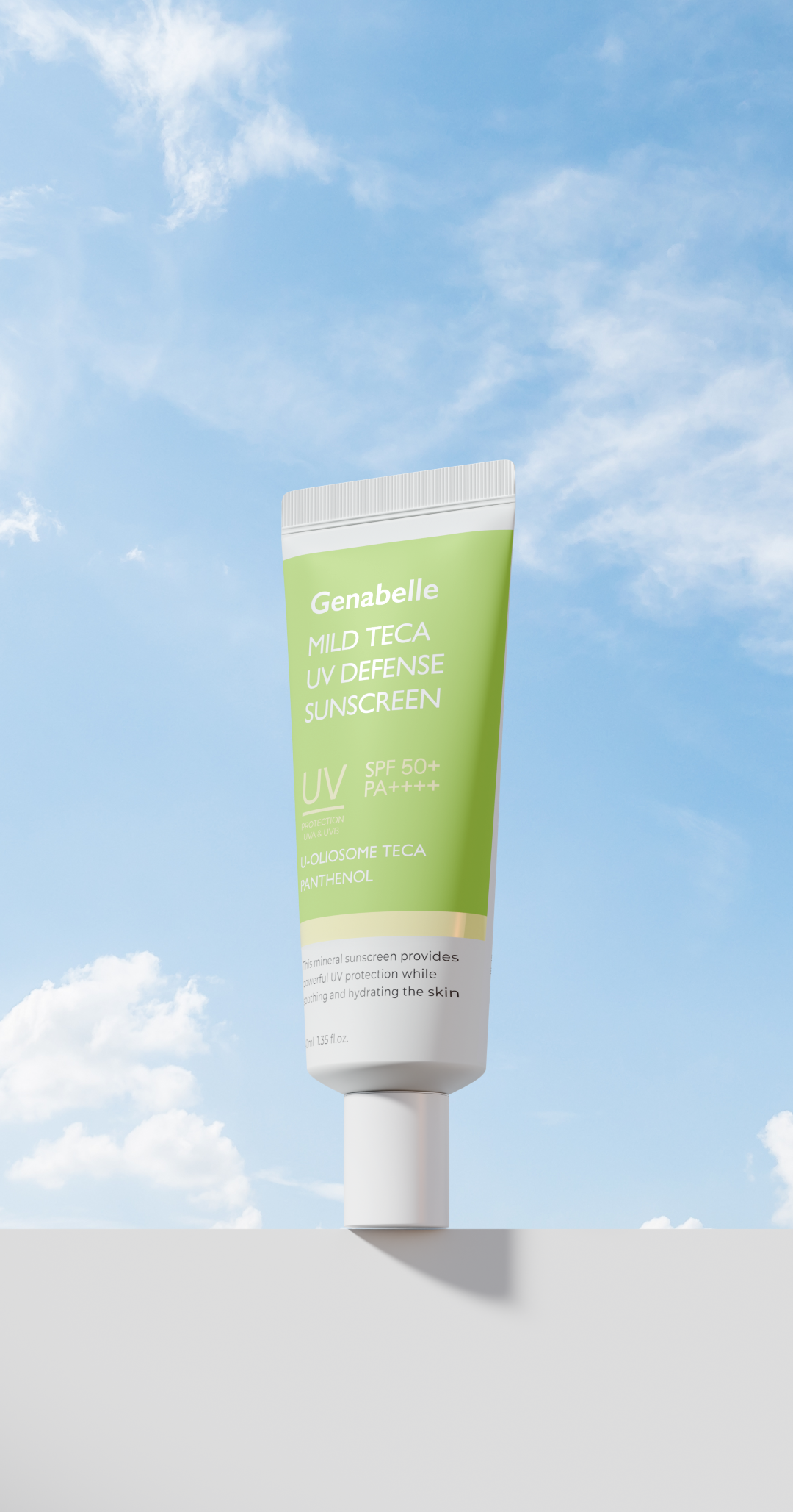 piyonna Zenabel Mild Teca UV Defense Sun Cream SPF50+ PA++++ 40ml Solaire Crème solaire
