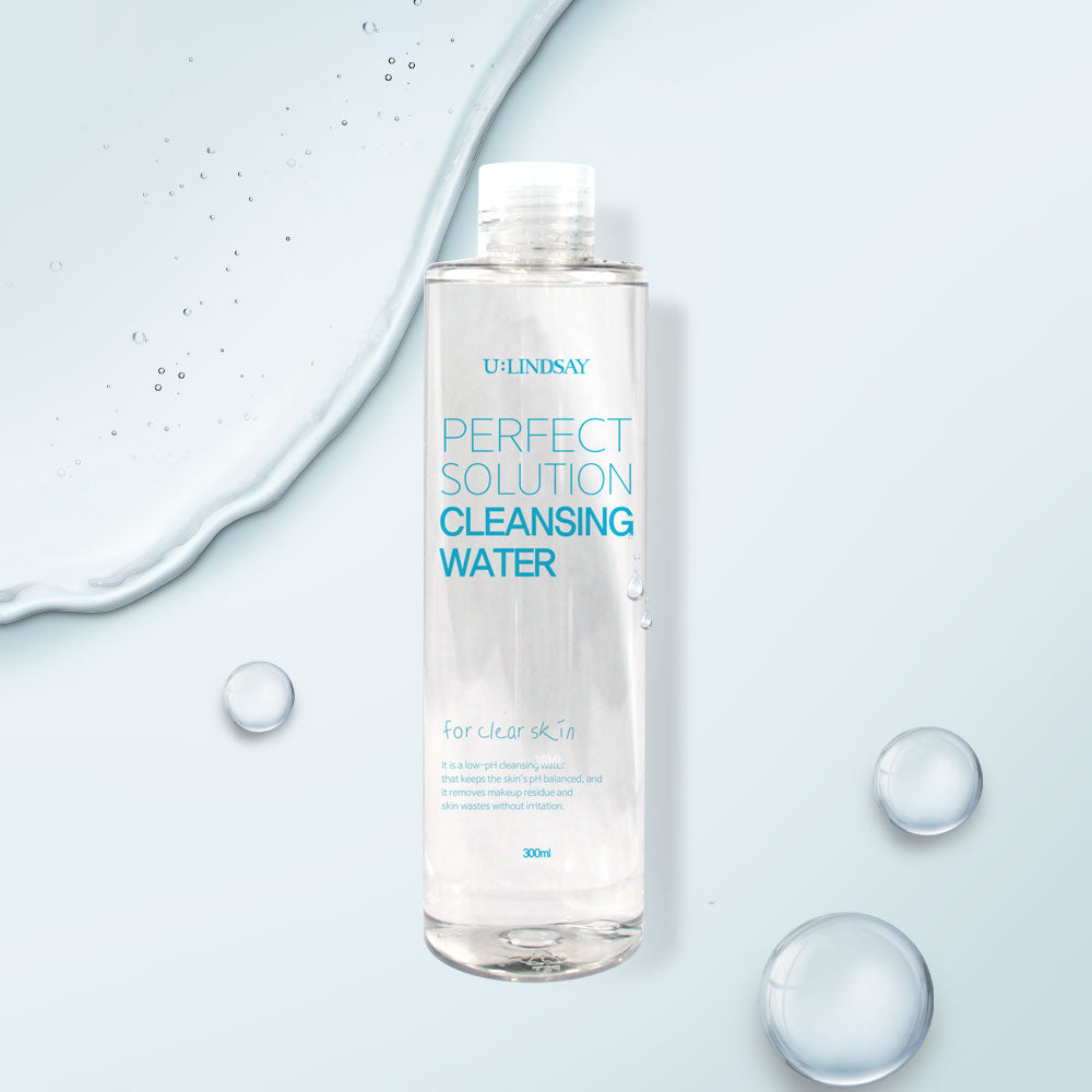 piyonna Lindsay Perfect Solution Cleansing Water 300ml Face Care Cleanser Cleansing Oil