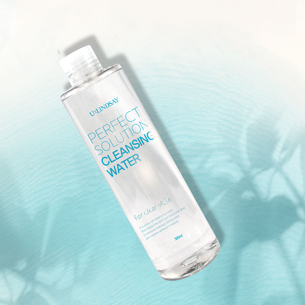piyonna Lindsay Perfect Solution Cleansing Water 300ml Face Care Cleanser Cleansing Oil