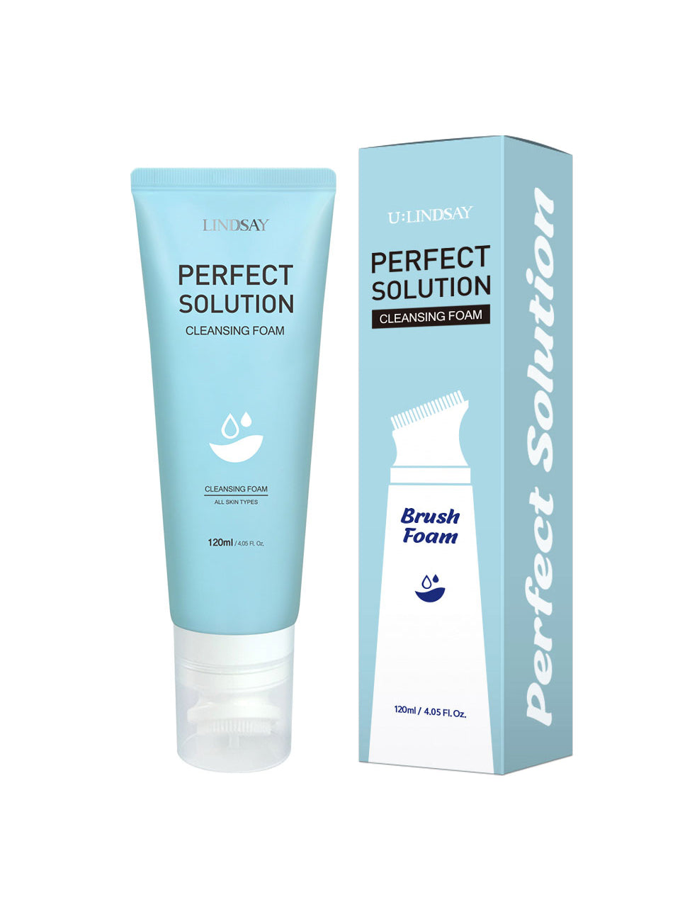 piyonna Lindsey Perfect Solution Pore Blackhead Sebum Cleansing Foam 120ml Face Care Cleanser Cleansing Foam