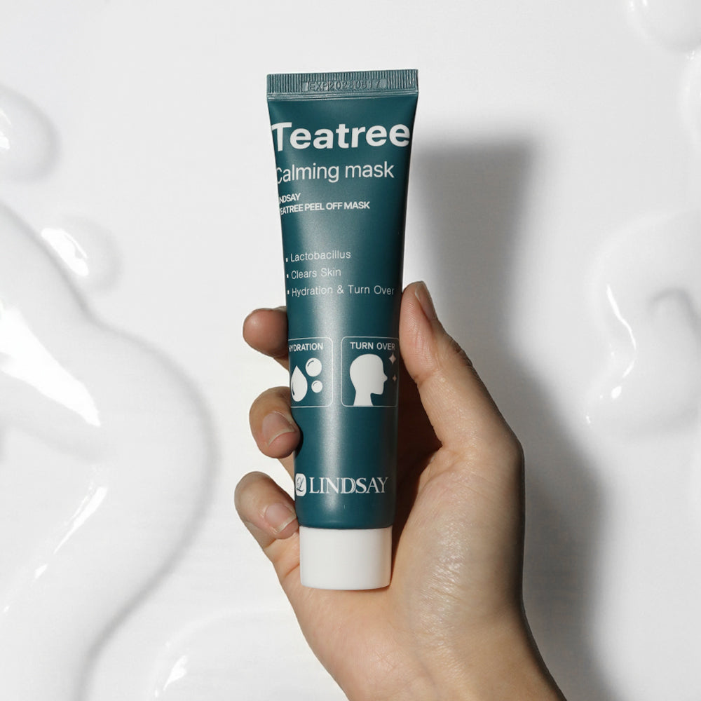 piyonna Lindsay Tea Tree Calming Wrapping Collagen Peel Off Mask 70ml with Brush Masque Masque peel off