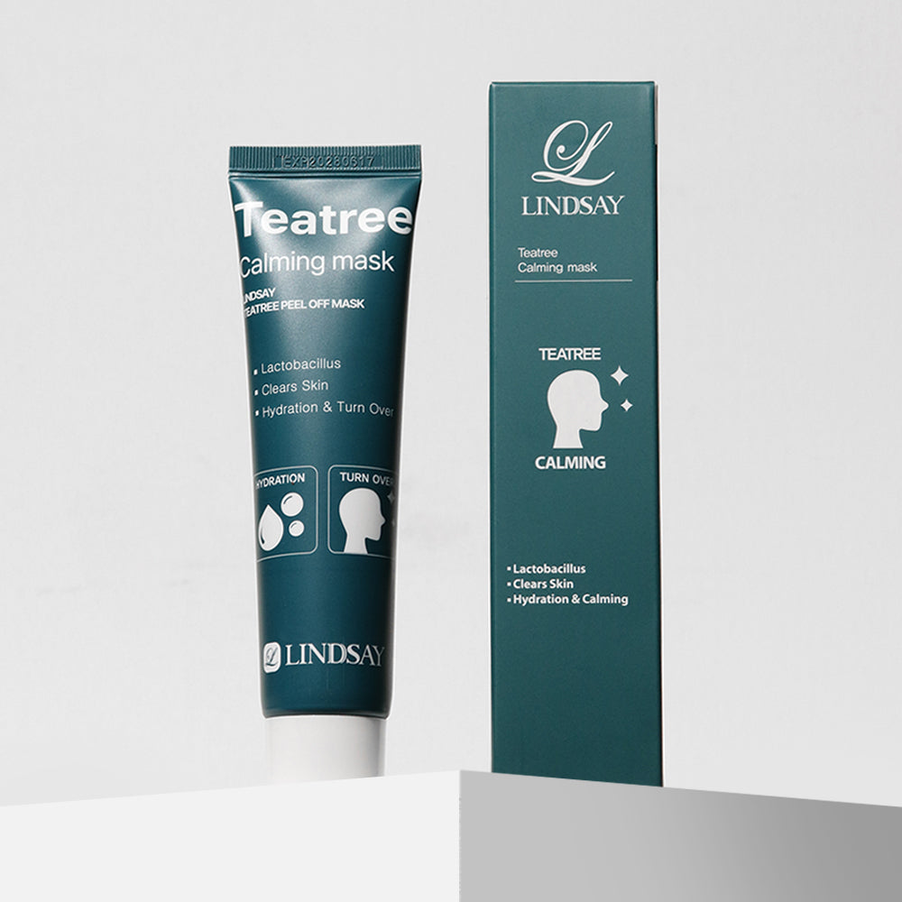 piyonna Lindsay Tea Tree Calming Wrapping Collagen Peel Off Mask 70ml with Brush Masque Masque peel off