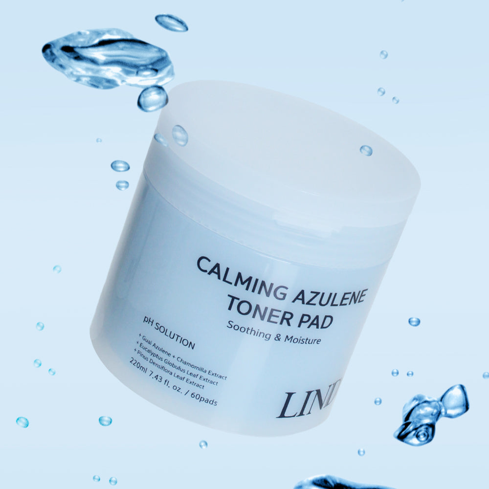 piyonna Madecassoside pH Solution Calming Cica Azulene Toner Pad 220ml 60 Sheets Soins visage Toner Pads tonifiants