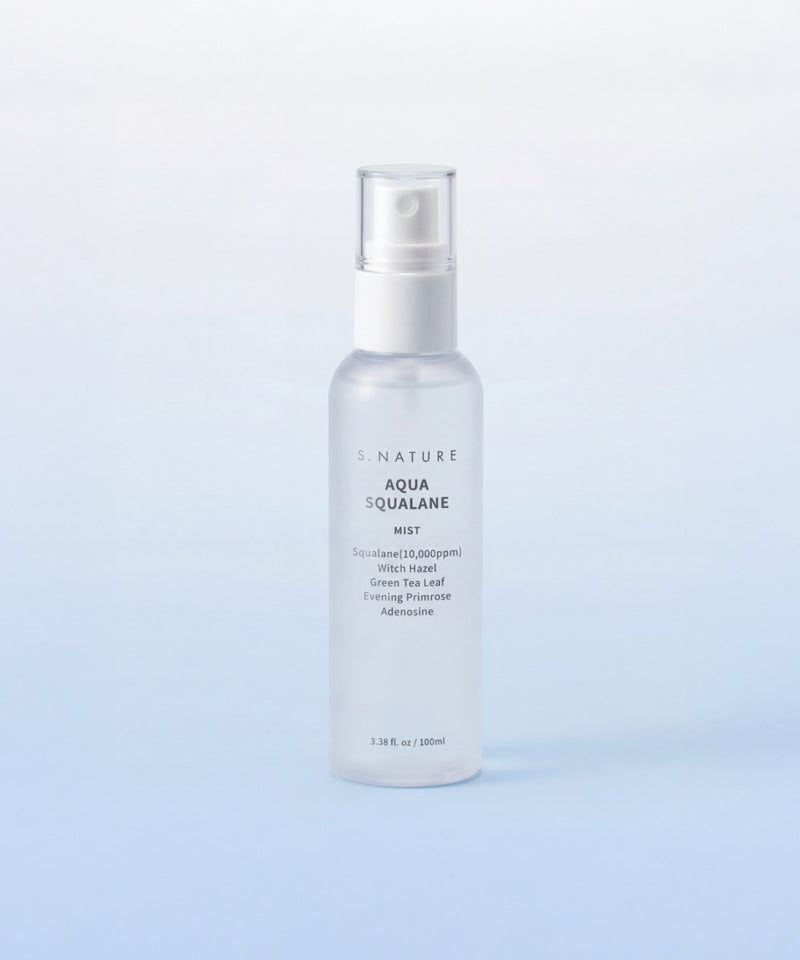 piyonna Brume Aqua Squalane (100 ml) Soin de la peau Lotion tonique Brume